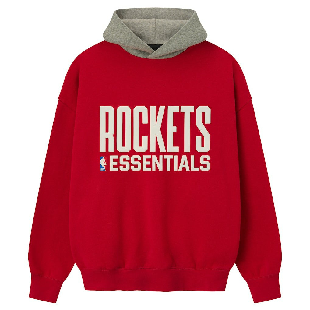 Red/Heather Gray Houston Rockets Fear of God x NBA Unisex Sport Hoodie sale | NBA