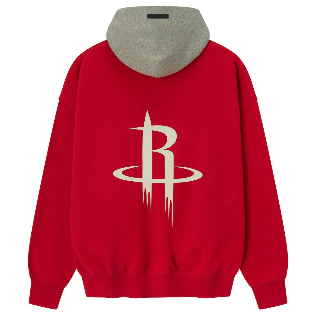 Red/Heather Gray Houston Rockets Fear of God x NBA Unisex Sport Hoodie sale | NBA