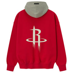 Red/Heather Gray Houston Rockets Fear of God x NBA Unisex Sport Hoodie sale | NBA