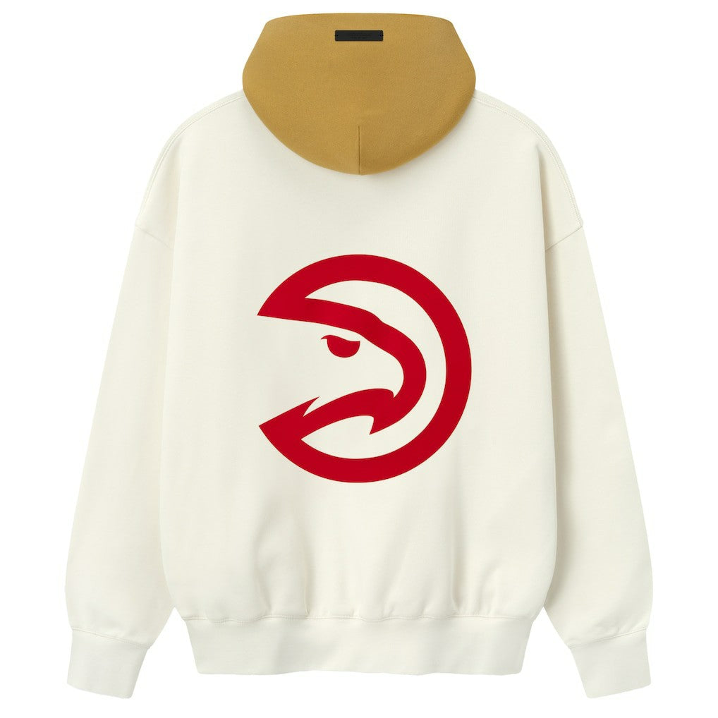 Cream/Yellow Atlanta Hawks Fear of God x NBA Unisex Sport Hoodie | NBA