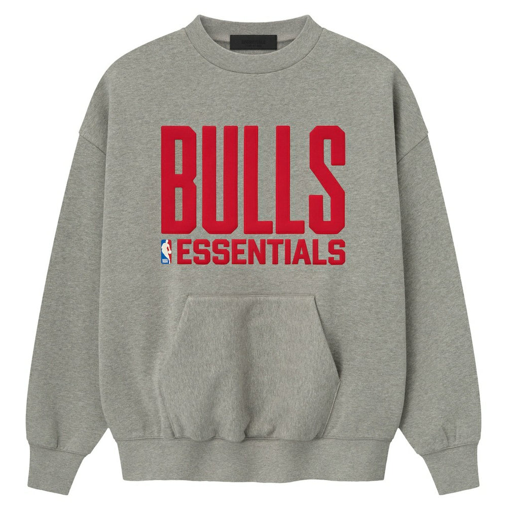 Heather Gray Chicago Bulls Fear of God x NBA Unisex Sport Sweatshirt | NBA