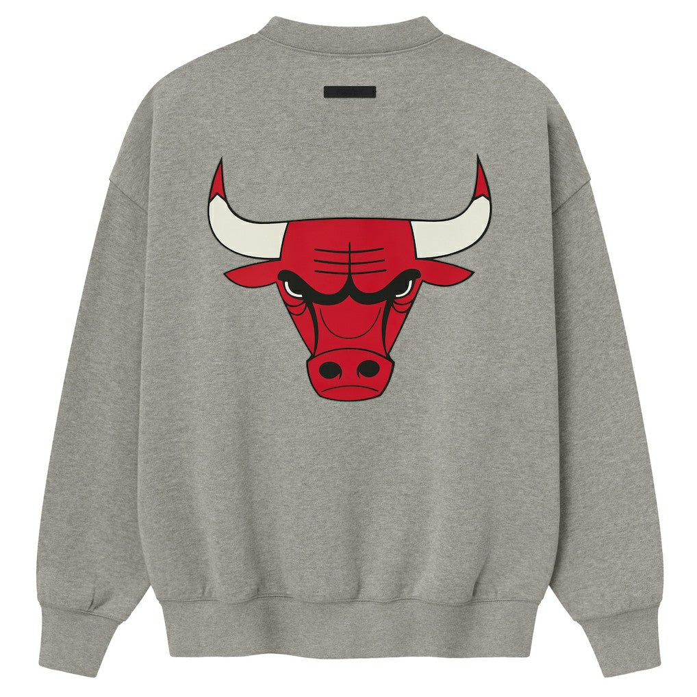 Heather Gray Chicago Bulls Fear of God x NBA Unisex Sport Sweatshirt | NBA