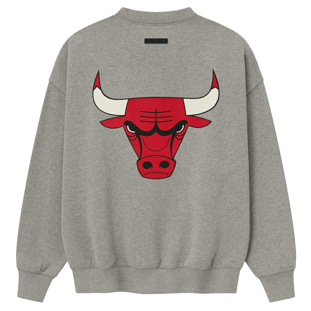 Heather Gray Chicago Bulls Fear of God x NBA Unisex Sport Sweatshirt | NBA
