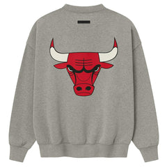 Heather Gray Chicago Bulls Fear of God x NBA Unisex Sport Sweatshirt | NBA