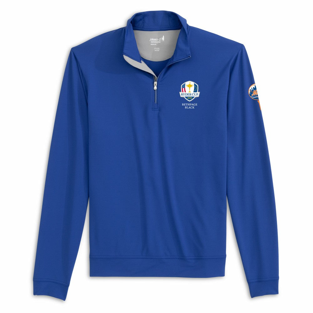 New York Mets johnnie-O 2025 Ryder Cup Motion Performance Quarter-Zip Pullover - MLB Pullover