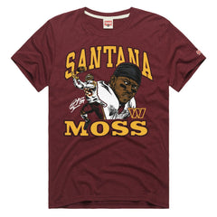 Washington Commanders Santana Moss  Homage Unisex Retired Player Classic Caricature T-Shirt | NFL On sale