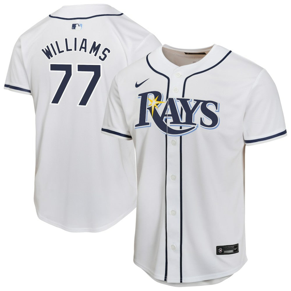 Carson Williams Tampa Bay Rays Nike Youth Home Player Game Jersey - MLB Jerseys