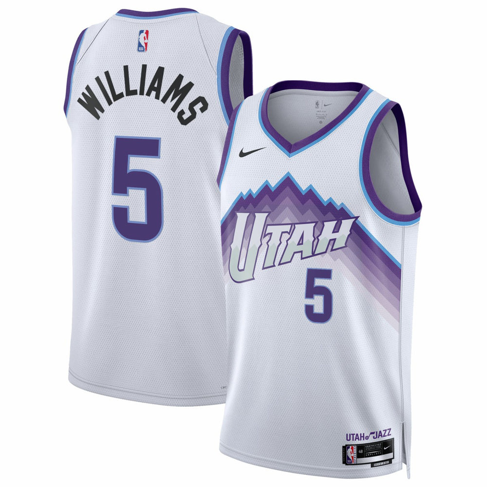 White Cody Williams Utah Jazz Unisex Swingman Jersey | NBA
