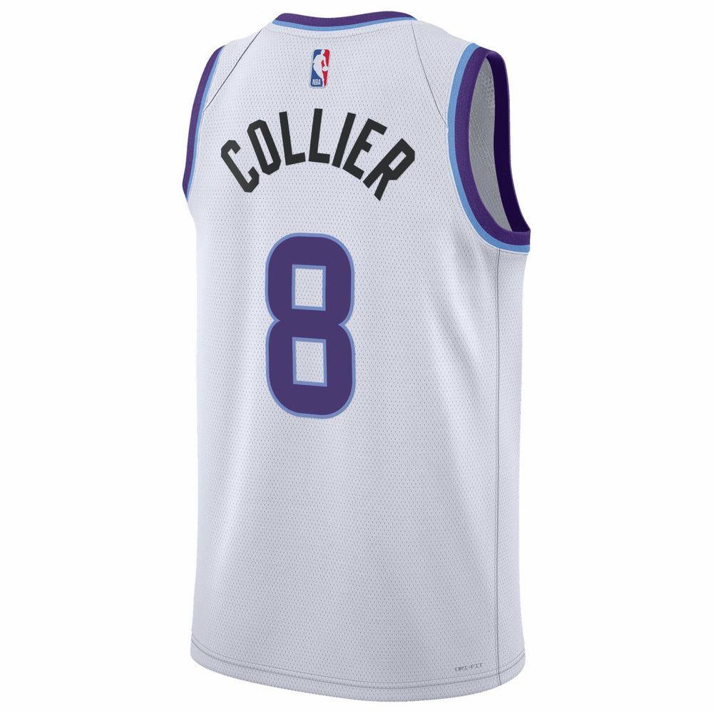 White Isaiah Collier Utah Jazz Unisex Swingman Jersey | NBA