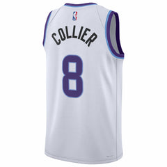 White Isaiah Collier Utah Jazz Unisex Swingman Jersey | NBA