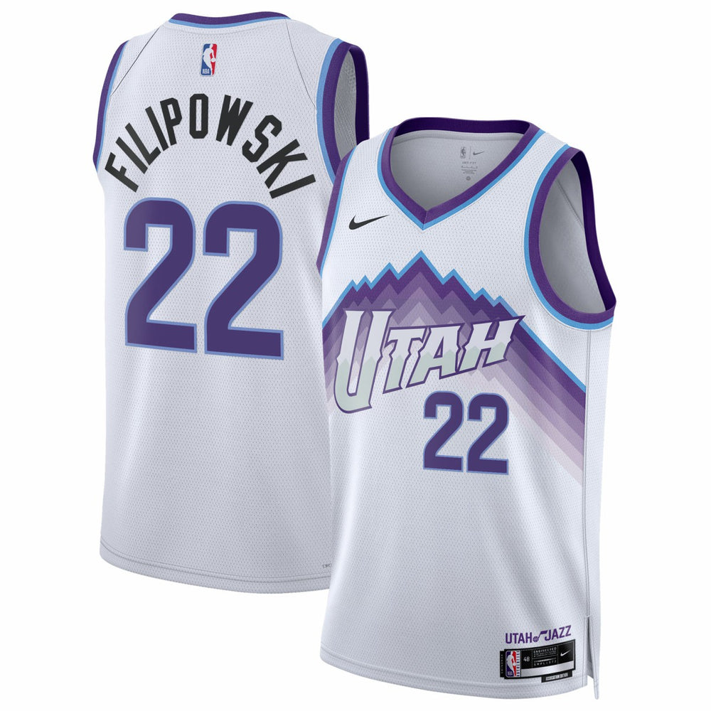 White Kyle Filipowski Utah Jazz Unisex Swingman Jersey | NBA
