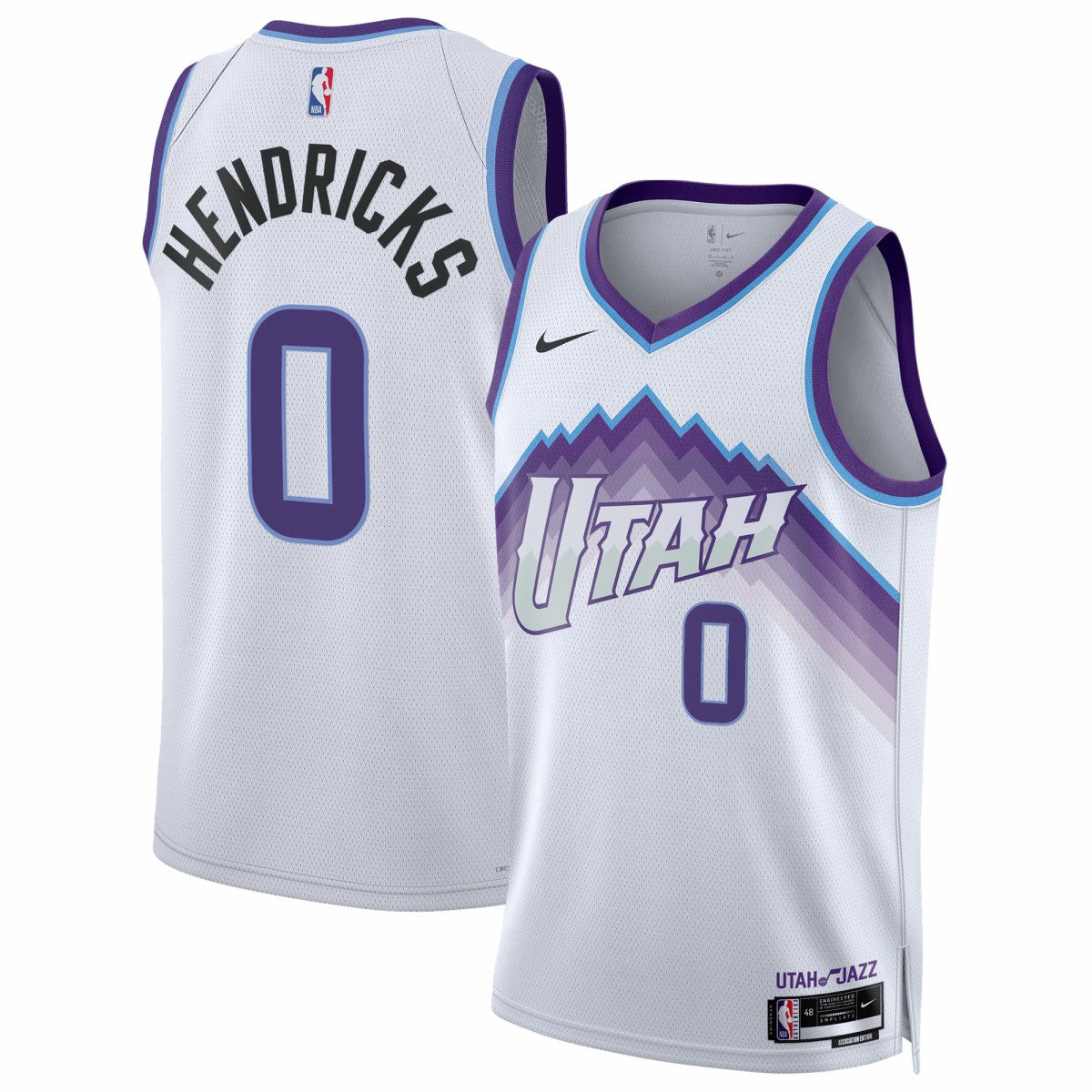 White Taylor Hendricks Utah Jazz Unisex Swingman Jersey | NBA