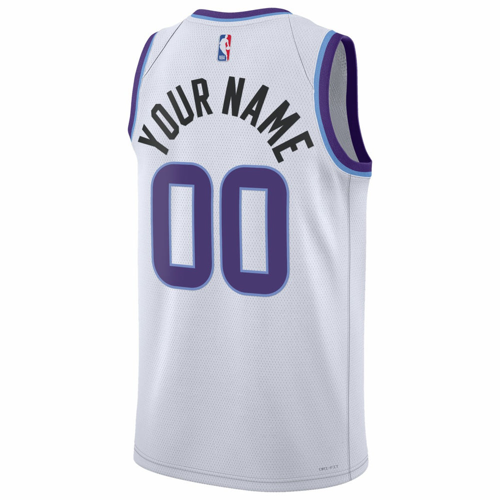 White Utah Jazz Unisex Swingman Custom Jersey | NBA