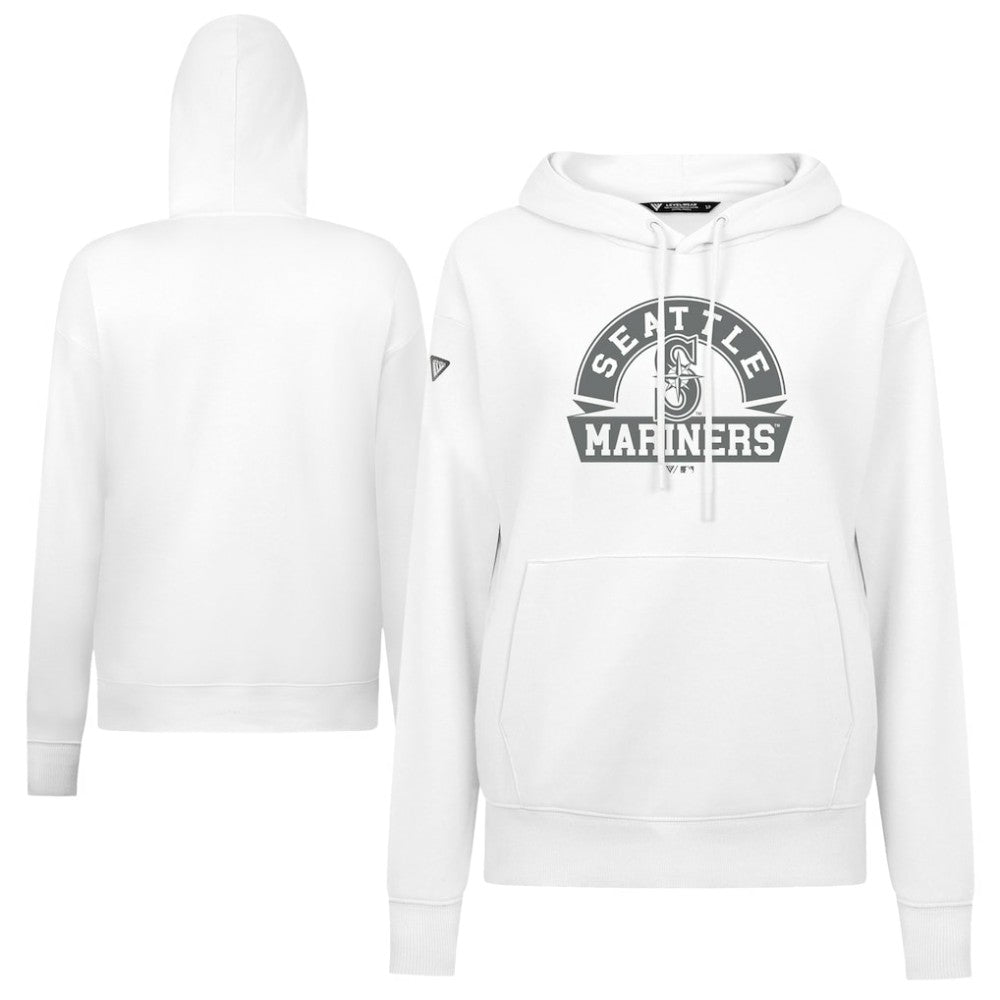 Seattle Mariners Levelwear Women's Adorn Banner Arch Hoodie - MLB Hoodies