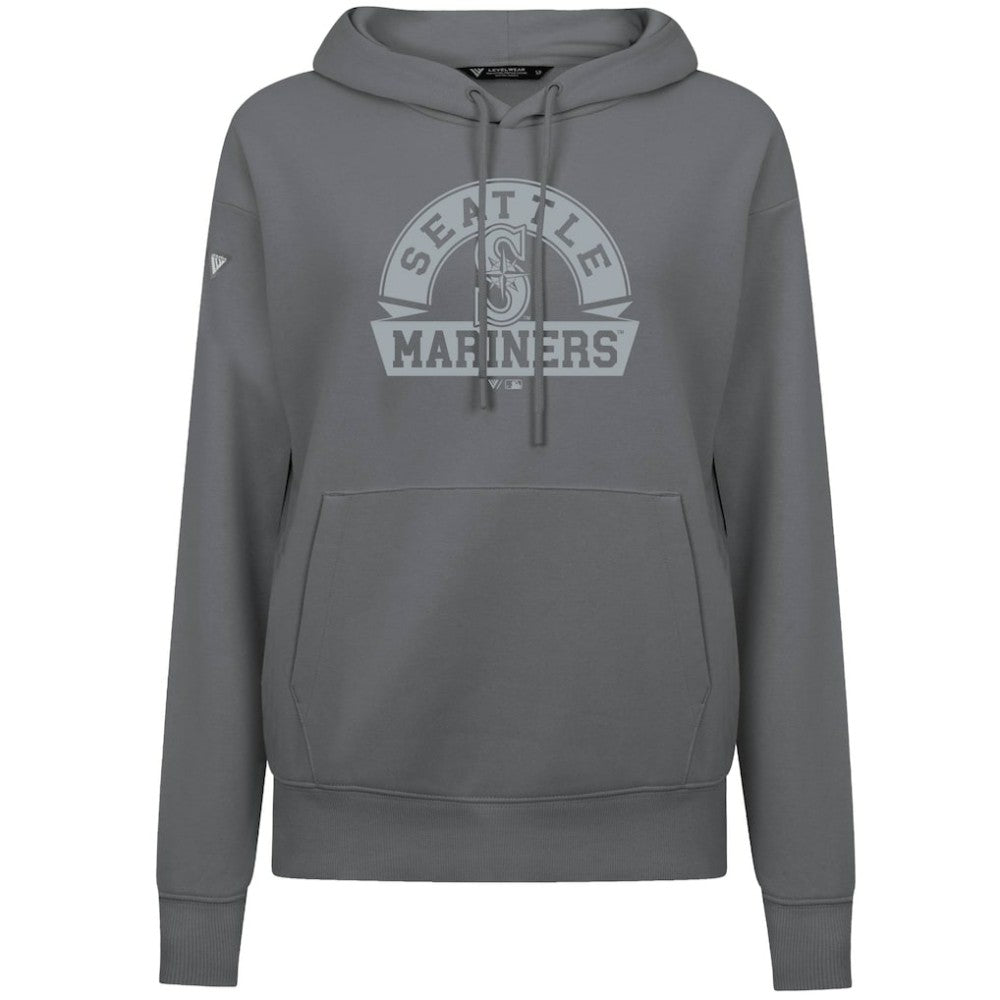 Seattle Mariners Levelwear Women's Adorn Banner Arch Hoodie - MLB Hoodies