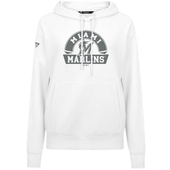 Miami Marlins Levelwear Women's Adorn Banner Arch Hoodie - MLB Hoodies