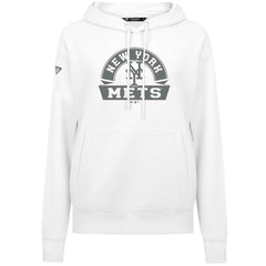 New York Mets Levelwear Women's Adorn Banner Arch Hoodie - MLB Hoodies