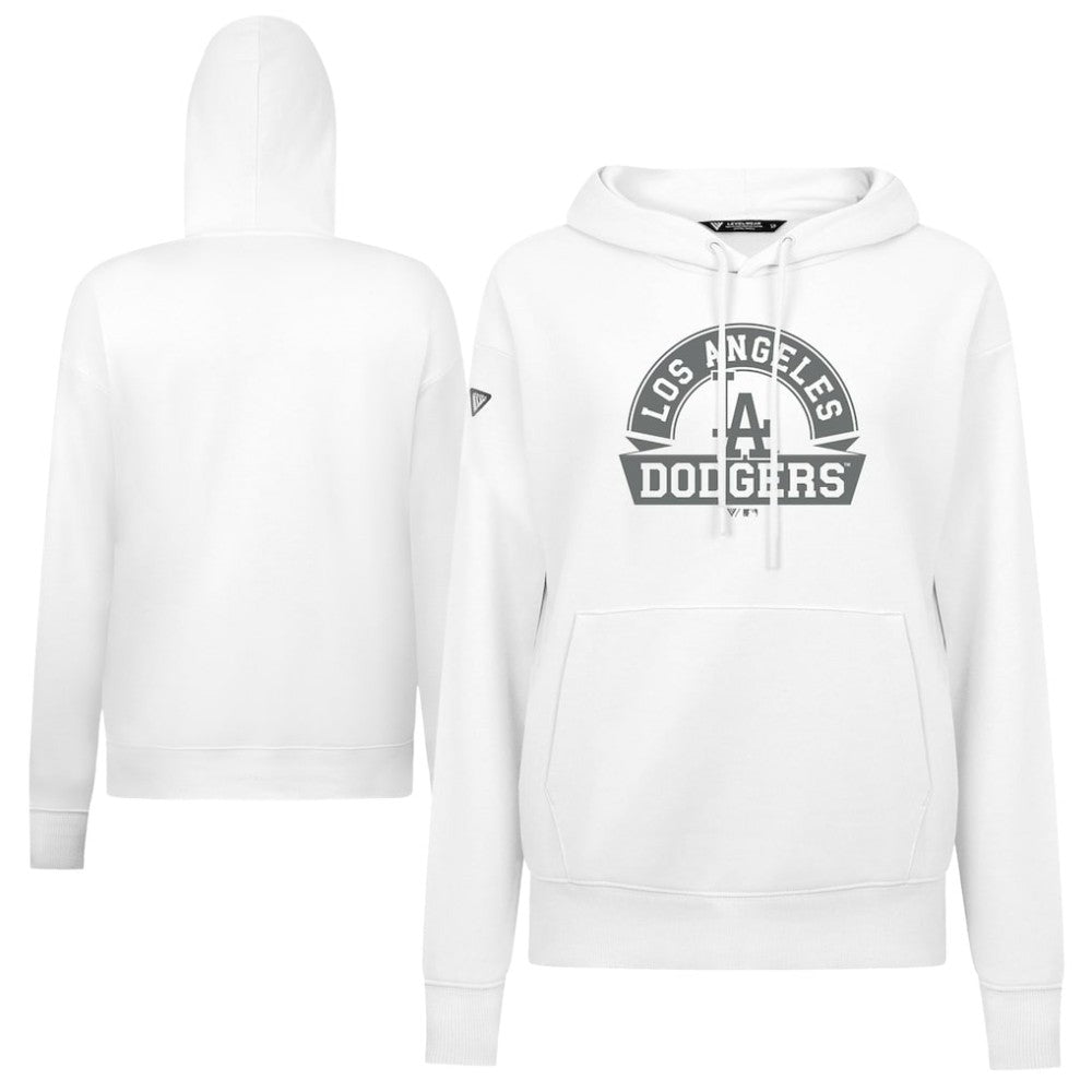 Los Angeles Dodgers Levelwear Women's Adorn Banner Arch Hoodie - MLB Hoodies