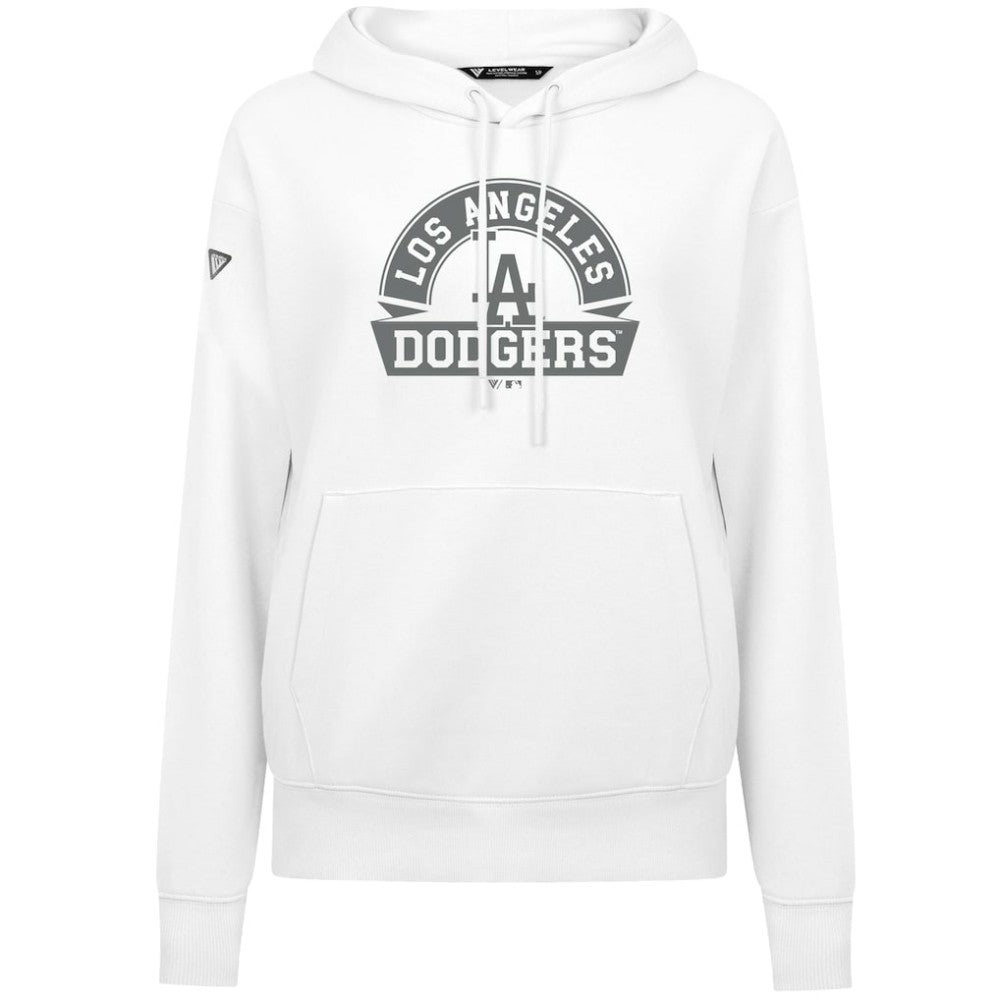 Los Angeles Dodgers Levelwear Women's Adorn Banner Arch Hoodie - MLB Hoodies