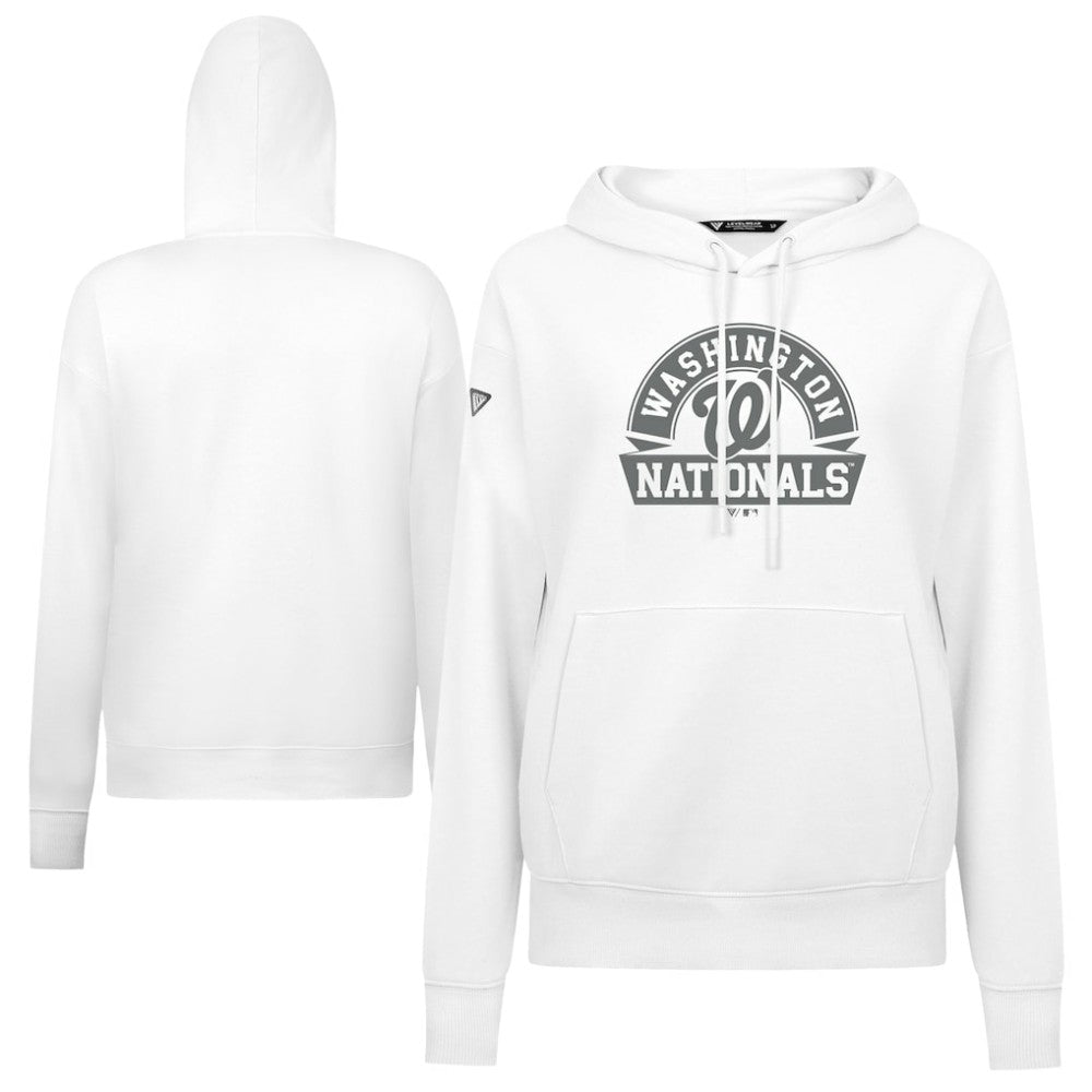 Washington Nationals Levelwear Women's Adorn Banner Arch Hoodie - MLB Hoodies