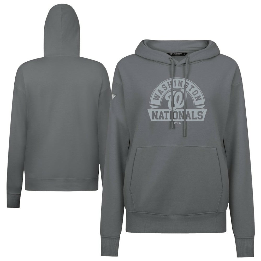 Washington Nationals Levelwear Women's Adorn Banner Arch Hoodie - MLB Hoodies