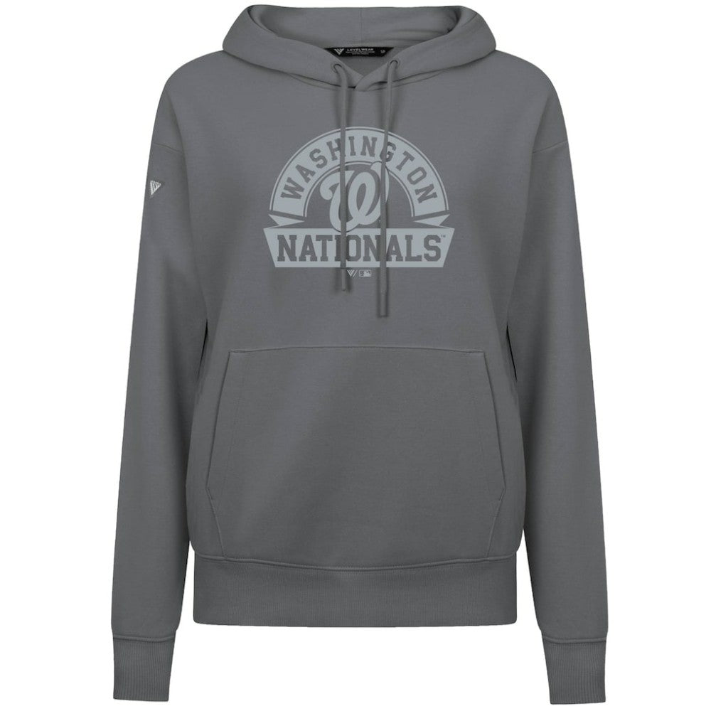 Washington Nationals Levelwear Women's Adorn Banner Arch Hoodie - MLB Hoodies