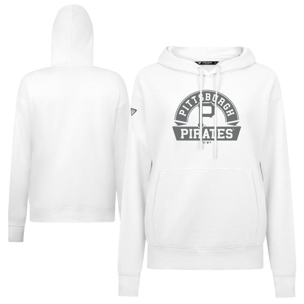 Pittsburgh Pirates Levelwear Women's Adorn Banner Arch Hoodie - MLB Hoodies