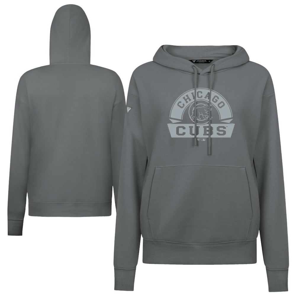 Chicago Cubs Levelwear Women's Adorn Banner Arch Hoodie - MLB Hoodies