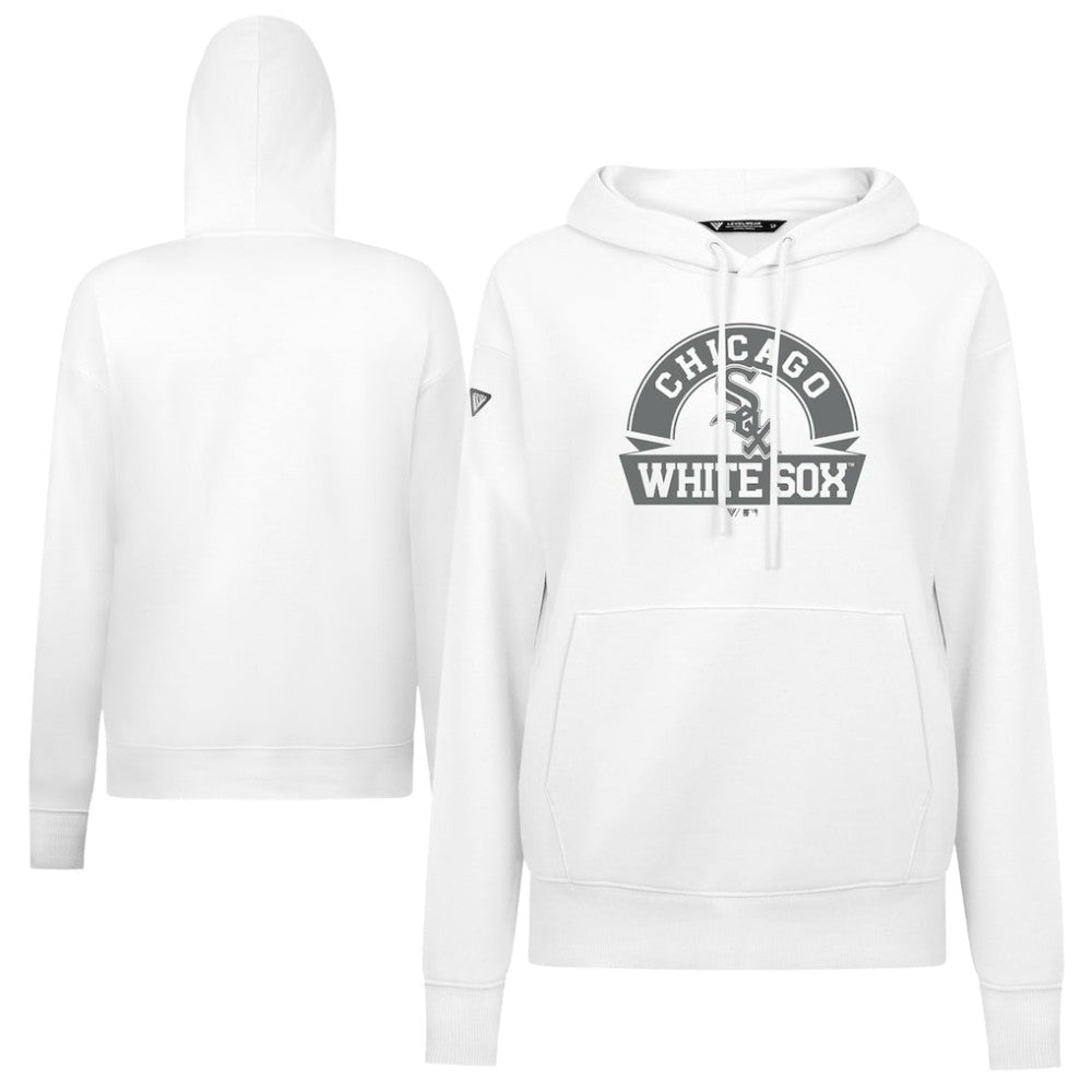 Chicago White Sox Levelwear Women's Adorn Banner Arch Hoodie - MLB Hoodies