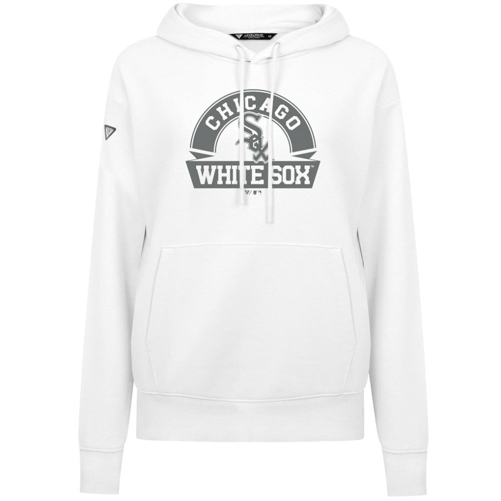 Chicago White Sox Levelwear Women's Adorn Banner Arch Hoodie - MLB Hoodies