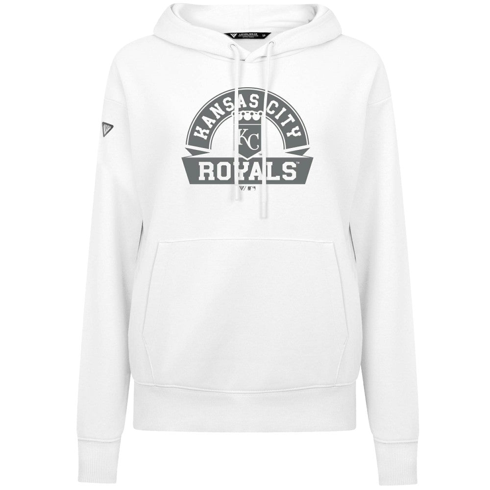 Kansas City Royals Levelwear Women's Adorn Banner Arch Hoodie - MLB Hoodies