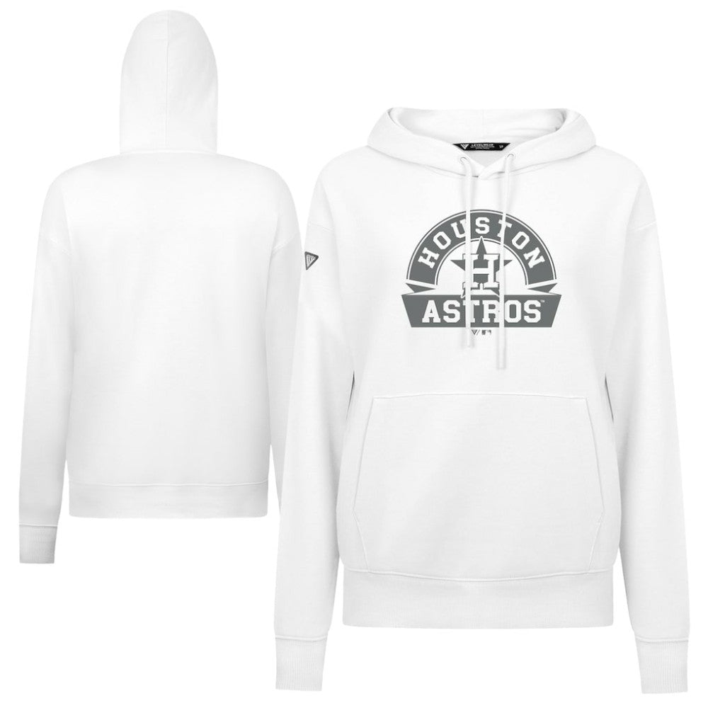 Houston Astros Levelwear Women's Adorn Banner Arch Hoodie - MLB Hoodies