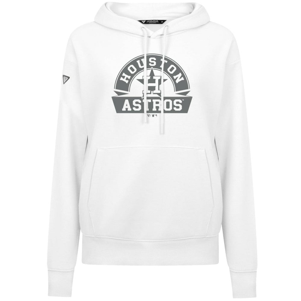 Houston Astros Levelwear Women's Adorn Banner Arch Hoodie - MLB Hoodies
