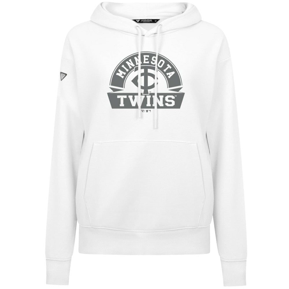 Minnesota Twins Levelwear Women's Adorn Banner Arch Hoodie - MLB Hoodies
