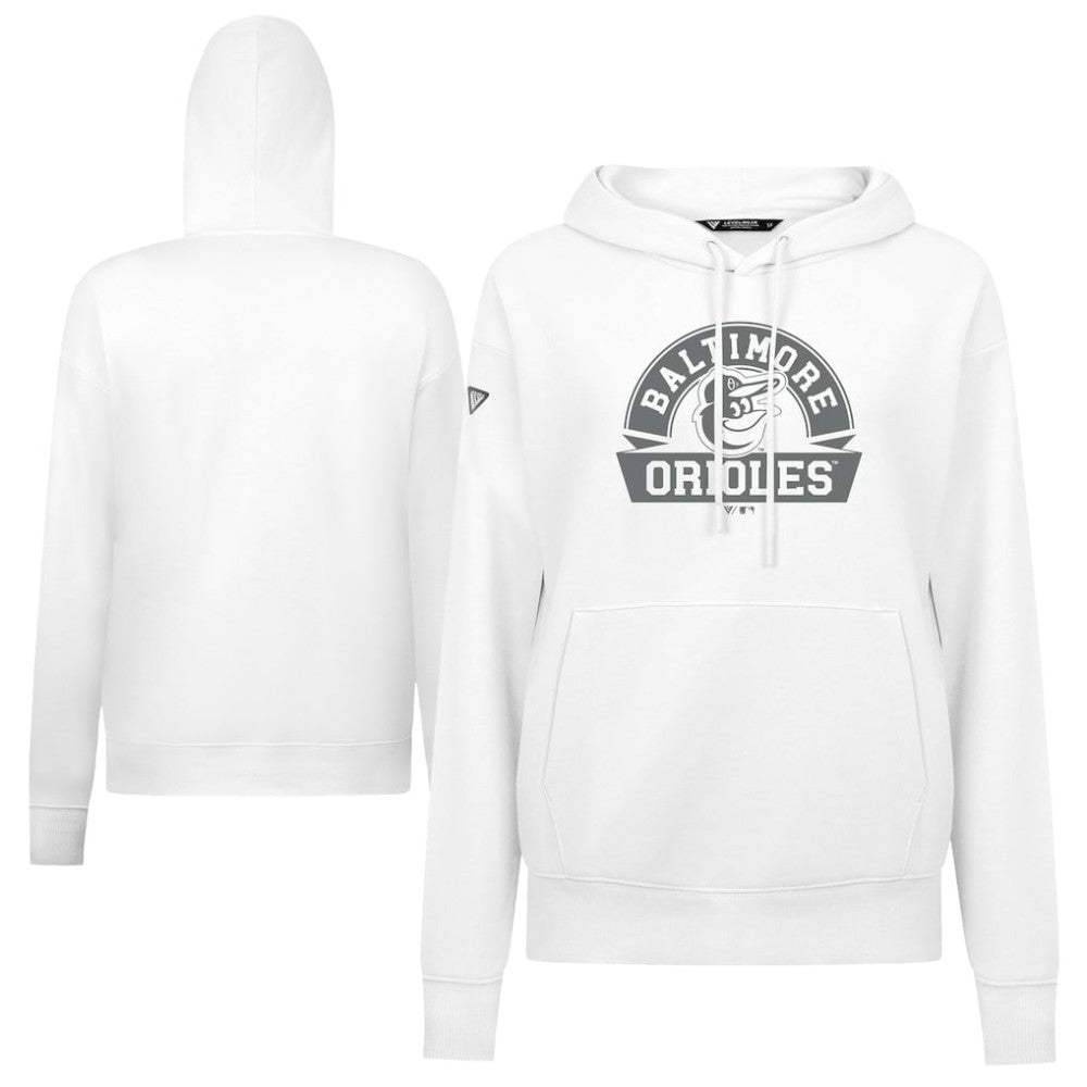 Baltimore Orioles Levelwear Women's Adorn Banner Arch Hoodie - MLB Hoodies