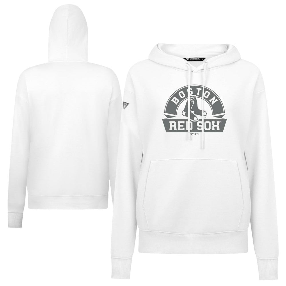 Boston Red Sox Levelwear Women's Adorn Banner Arch Hoodie - MLB Hoodies