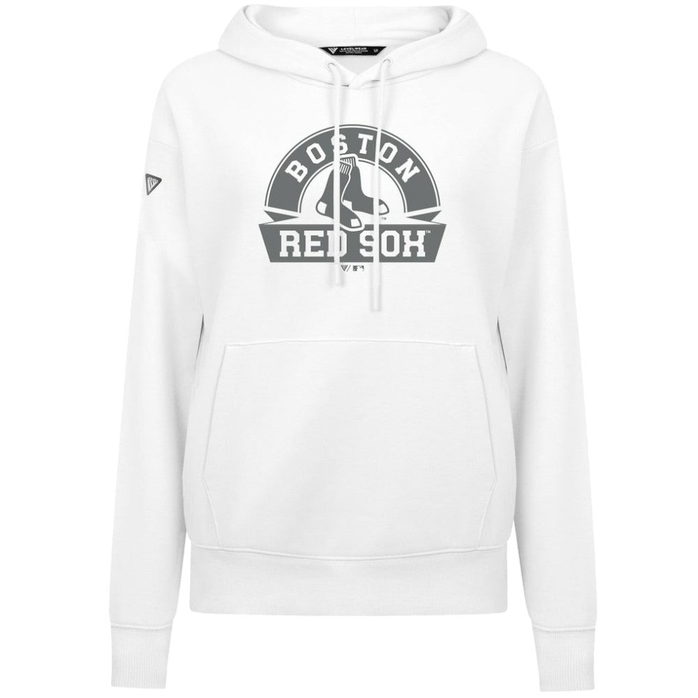 Boston Red Sox Levelwear Women's Adorn Banner Arch Hoodie - MLB Hoodies