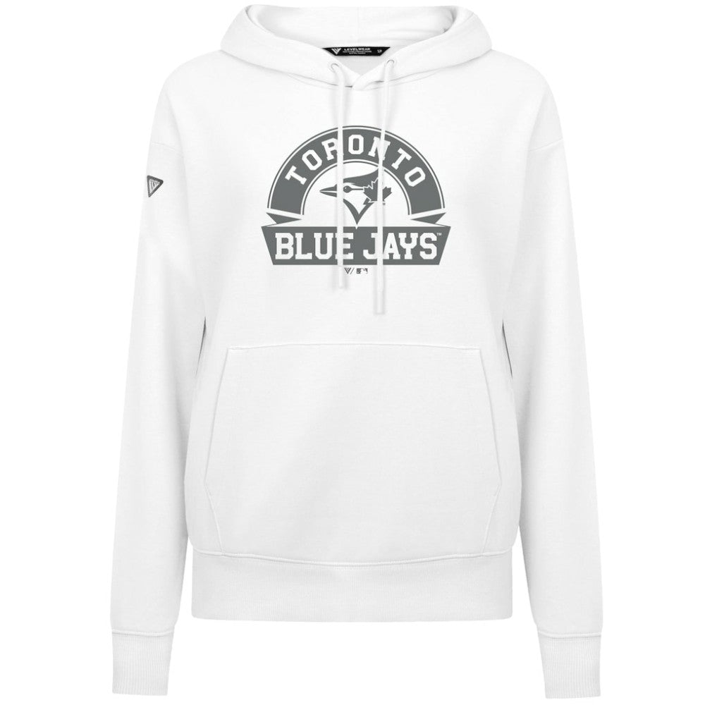 Toronto Blue Jays Levelwear Women's Adorn Banner Arch Hoodie - MLB Hoodies