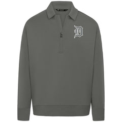 Detroit Tigers Levelwear Women's Canmore Chenille Logo Quarter-Zip Top - MLB Tops