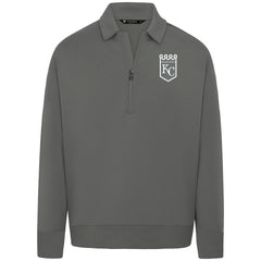Kansas City Royals Levelwear Women's Canmore Chenille Logo Quarter-Zip Top - MLB Tops