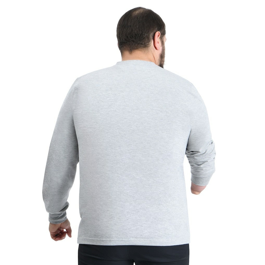 Gray Cleveland Cavaliers G-III Sports by Carl Banks Adaptive Printed Mesh Effect Long Sleeve T-Shirt sale | NBA