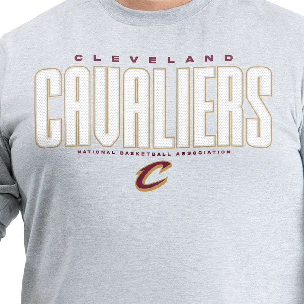 Gray Cleveland Cavaliers G-III Sports by Carl Banks Adaptive Printed Mesh Effect Long Sleeve T-Shirt sale | NBA