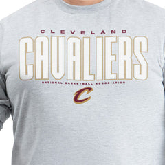 Gray Cleveland Cavaliers G-III Sports by Carl Banks Adaptive Printed Mesh Effect Long Sleeve T-Shirt sale | NBA