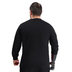 Black San Antonio Spurs G-III Sports by Carl Banks Adaptive Printed Mesh Effect Long Sleeve T-Shirt | NBA