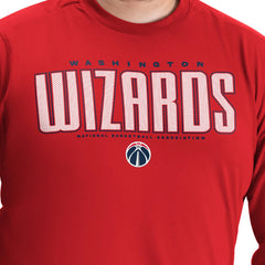 Red Washington Wizards G-III Sports by Carl Banks Adaptive Printed Mesh Effect Long Sleeve T-Shirt | NBA
