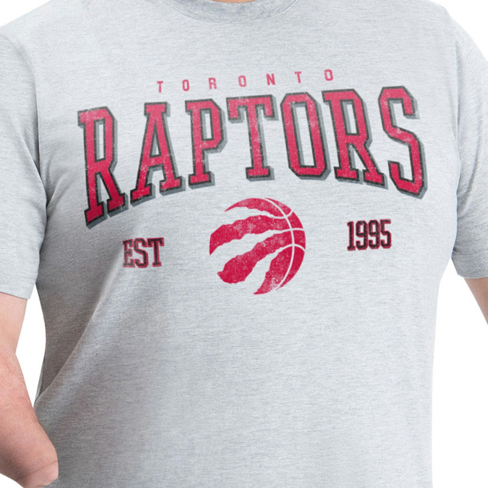 Gray Toronto Raptors G-III Sports by Carl Banks Adaptive Classic Team Spirit Short Sleeve T-Shirt | NBA