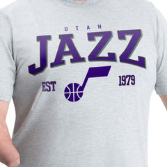 Gray Utah Jazz G-III Sports by Carl Banks Adaptive Classic Team Spirit Short Sleeve T-Shirt | NBA
