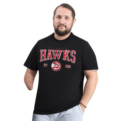 Black Atlanta Hawks G-III Sports by Carl Banks Adaptive Classic Team Spirit Short Sleeve T-Shirt | NBA
