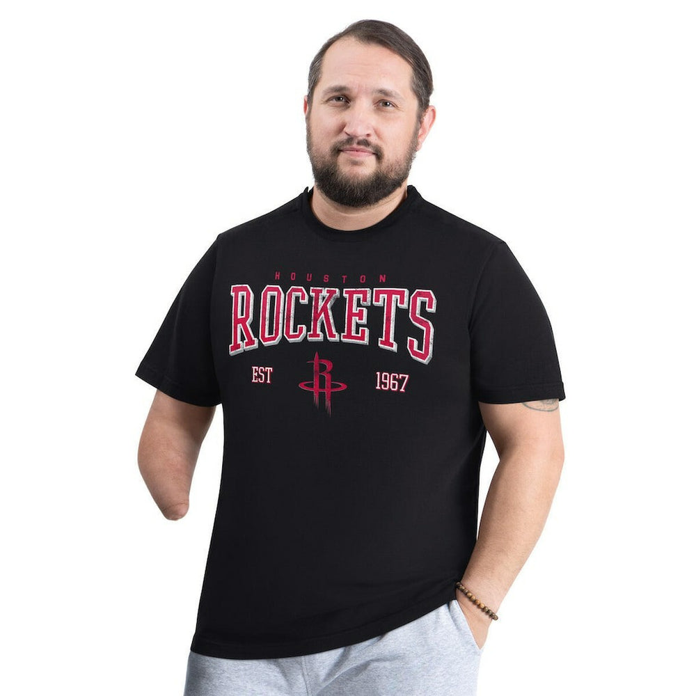 Black Houston Rockets G-III Sports by Carl Banks Adaptive Classic Team Spirit Short Sleeve T-Shirt | NBA