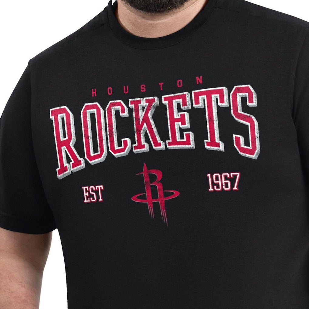 Black Houston Rockets G-III Sports by Carl Banks Adaptive Classic Team Spirit Short Sleeve T-Shirt | NBA